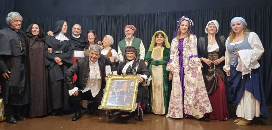 Los actores de la obra